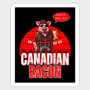 Canadian Bacon Sticker